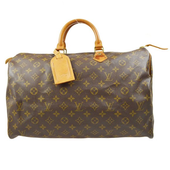 LOUIS VUITTON SPEEDY 40 HAND BAG PURSE MONOGRAM CANVAS - Picture 1 of 12